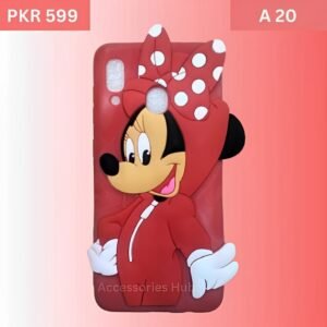 450537362_122125677194301521_3244627542397721463_n (1) Samsung Galaxy A20 Minnie Mouse Back Cover Fancy Slim Soft Full Protective