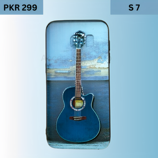 Samsung Galaxy S7 Guitar Back Case Soft, Slim & Protective