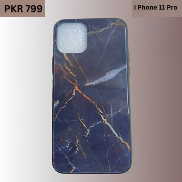 iPhone 11 Pro Case Blue Marble Iconic Style Cover