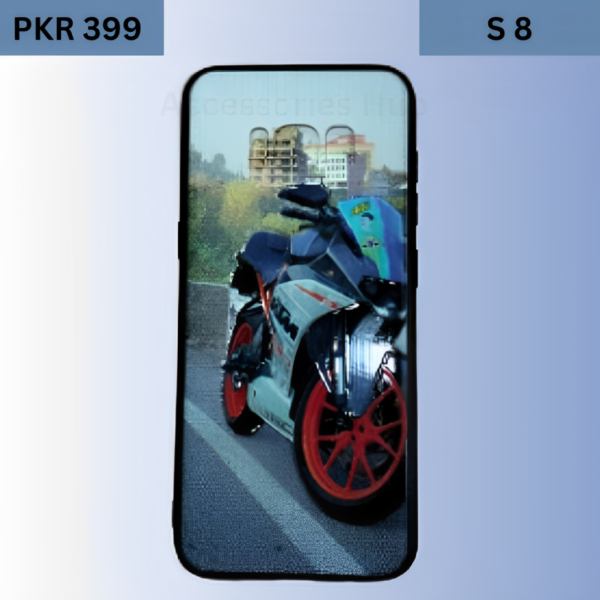 Copy of Kids Hub (7) Samsung Galaxy S8 Stylish Bike Pic Case Soft, Slim & Protective