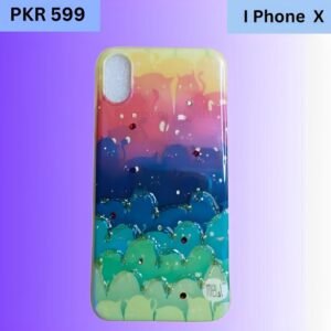 The Bag Studio (14) Rainbow Gradient Art iPhone X Case