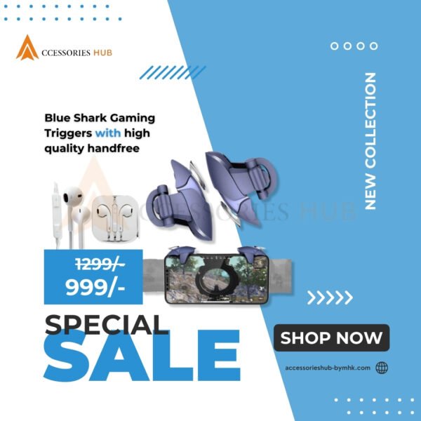 Blue Shark Gaming Triggers With High Quality Handfree Deal