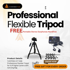 Yunteng VCT-668 Tripod Stand With Free Samsung Handfree Deal