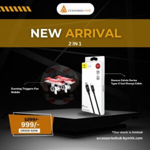 Gaming Triggers + Baseus Type-C Fast Charge Cable