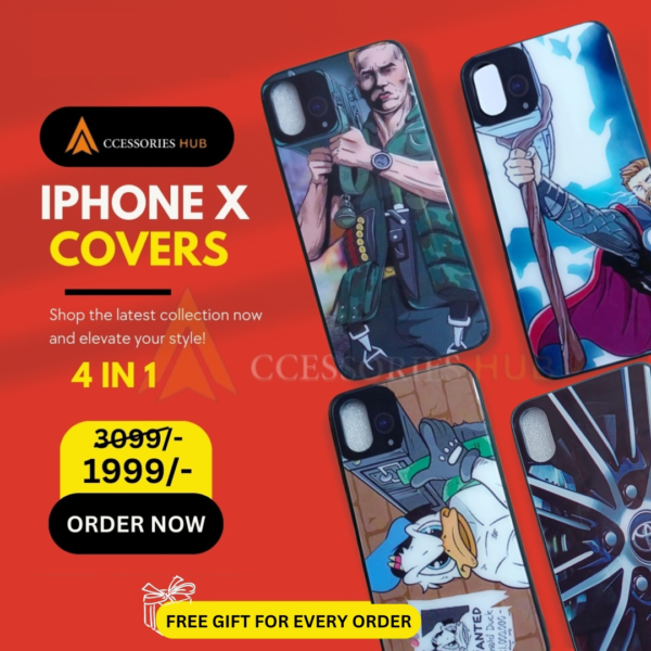 iPhone X Covers 4-IN-1 DEAL