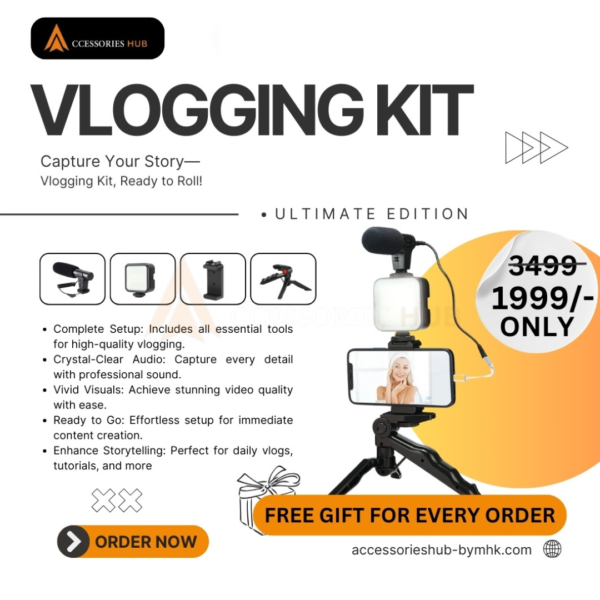 Portable Live Streaming Premium Quality Video Making Vlogging Kit