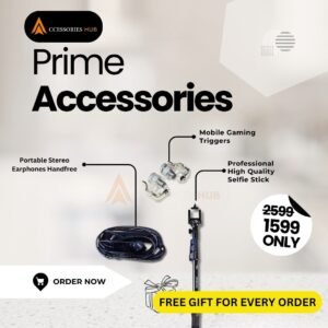 Handfree + Gaming Triggers + High Quality Selfie Stick 3-IN-1 DEAL